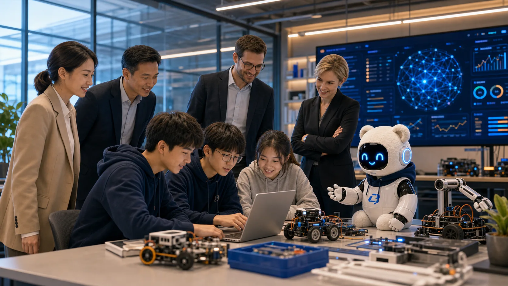 ChatBear AI learning classroom and project workshop